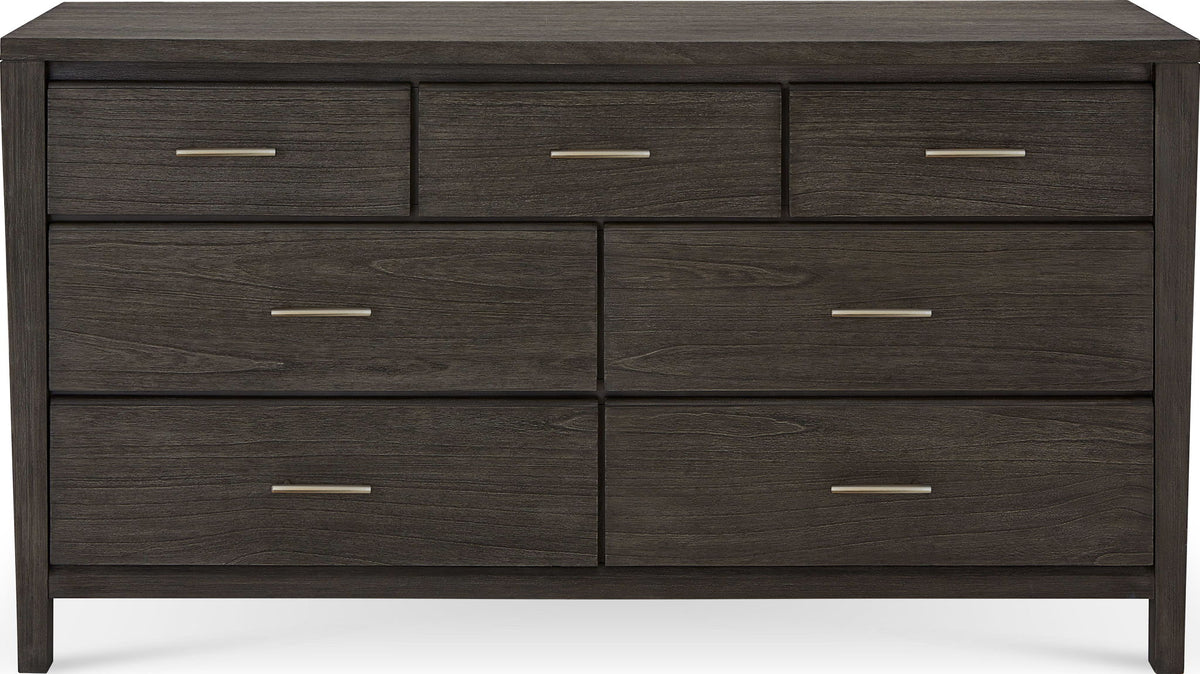 Nevis Riva - Seven Drawer Dresser - Sharkskin (2024)