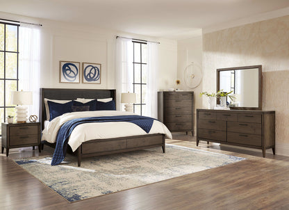 Boracay - Five Drawer Walnut Chest - Wild Oats Brown (2024)