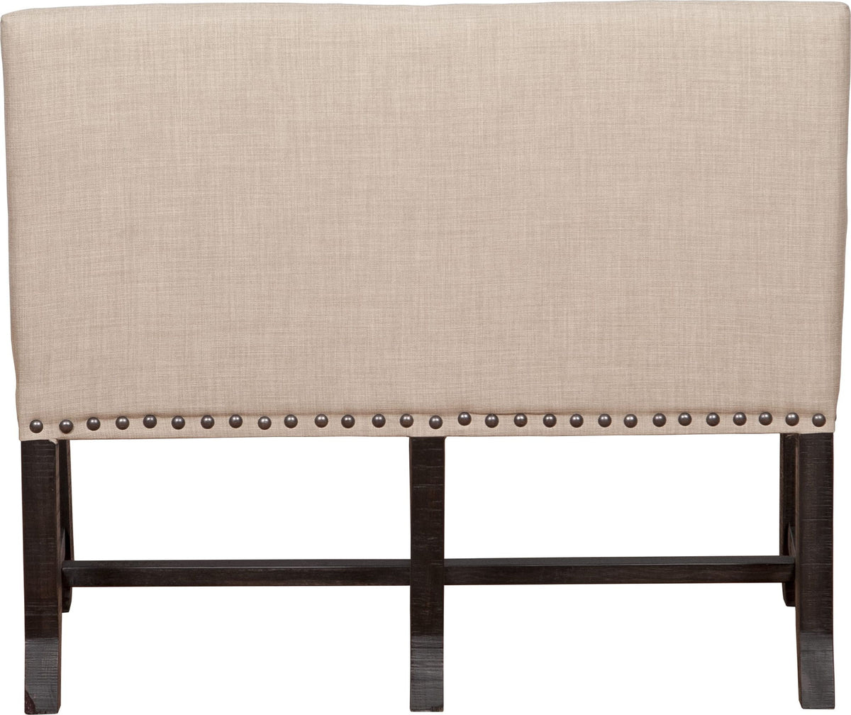 Yosemite - Solid Wood Dining Settee - Beige / Cafe