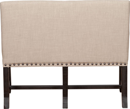 Yosemite - Solid Wood Dining Settee - Beige / Cafe