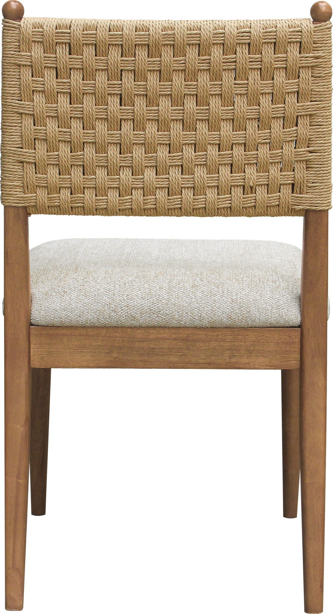 Langley - Weaven Back Chair (Set of 2) - Beige / Cabin Glow