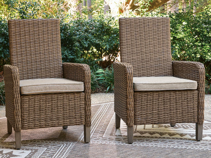 Laguna Heights - Arm Chair With Cushion (Set of 2) - Beige