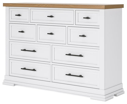 Ashbryn - Dresser - White / Natural