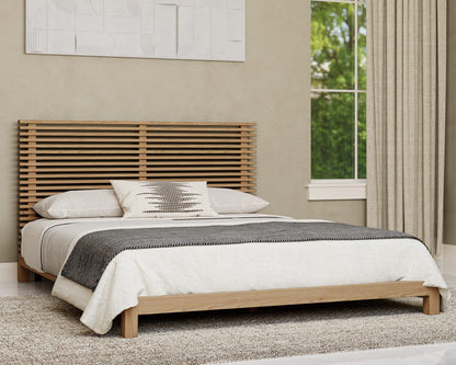 Tanner - Solid Ash Platform Bed