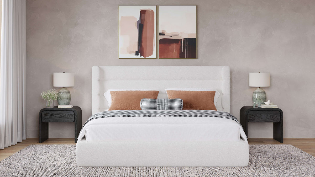 Formosa Frank - Upholstered Wingback Platform Bed (2026)