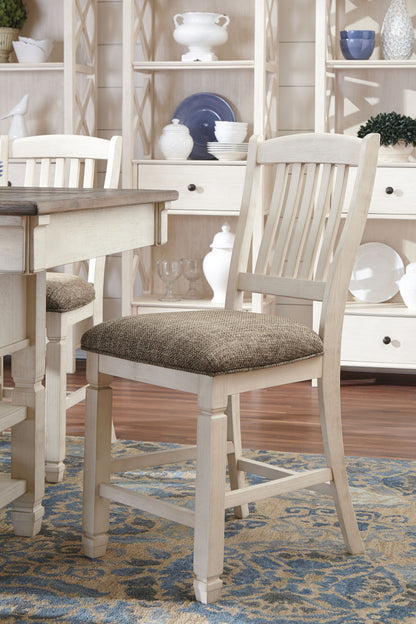 Bolanburg - Upholstered Barstool (Set of 2) - Beige