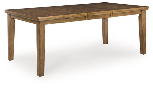 Urbinforte - Dining Room Butterfly Extension Table - Light Brown