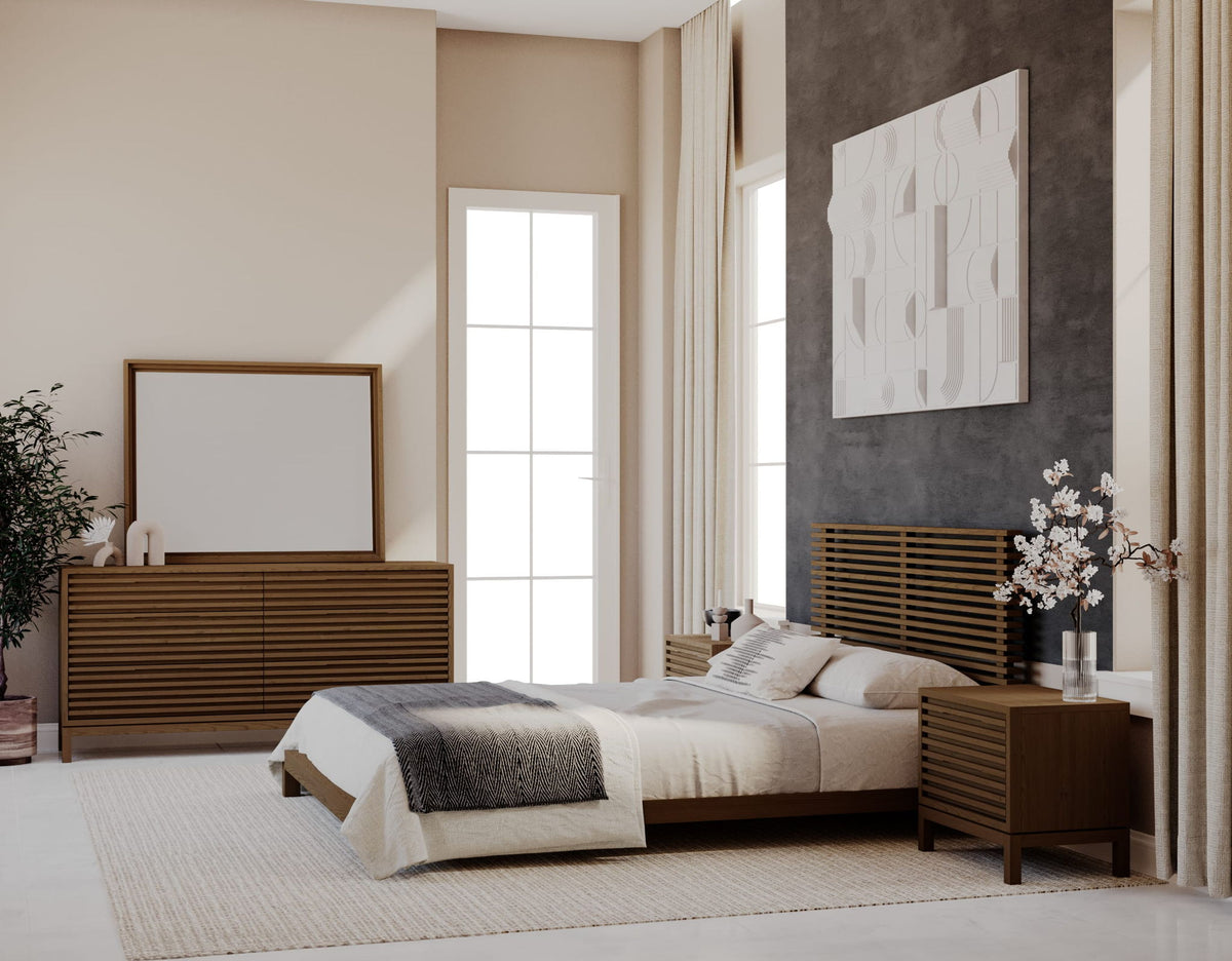 Tanner - Solid Ash Platform Bed
