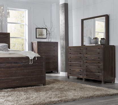 Townsend - Eight Drawer Solid Wood Dresser - Java (2024)