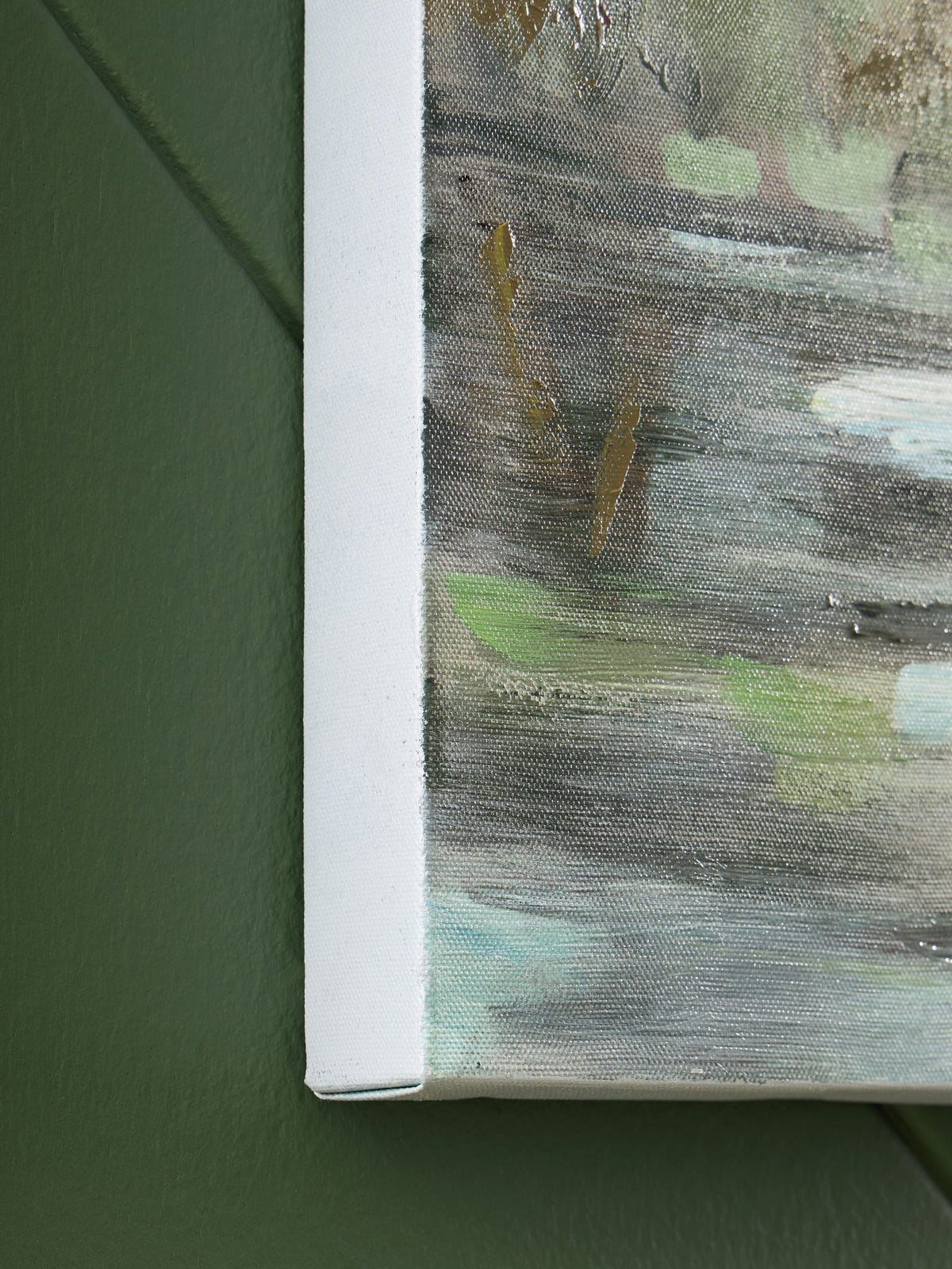 Evermaddick - Wall Art - Green / Gray / White