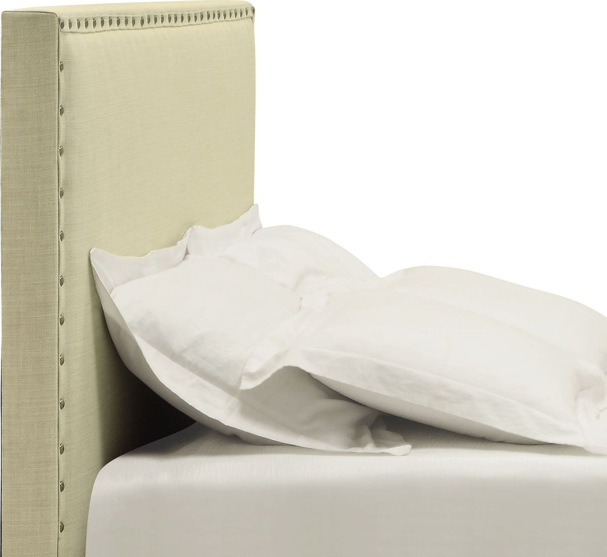 Geneva Tavel - King Nailhead Upholstered Headboard - Tumbleweed