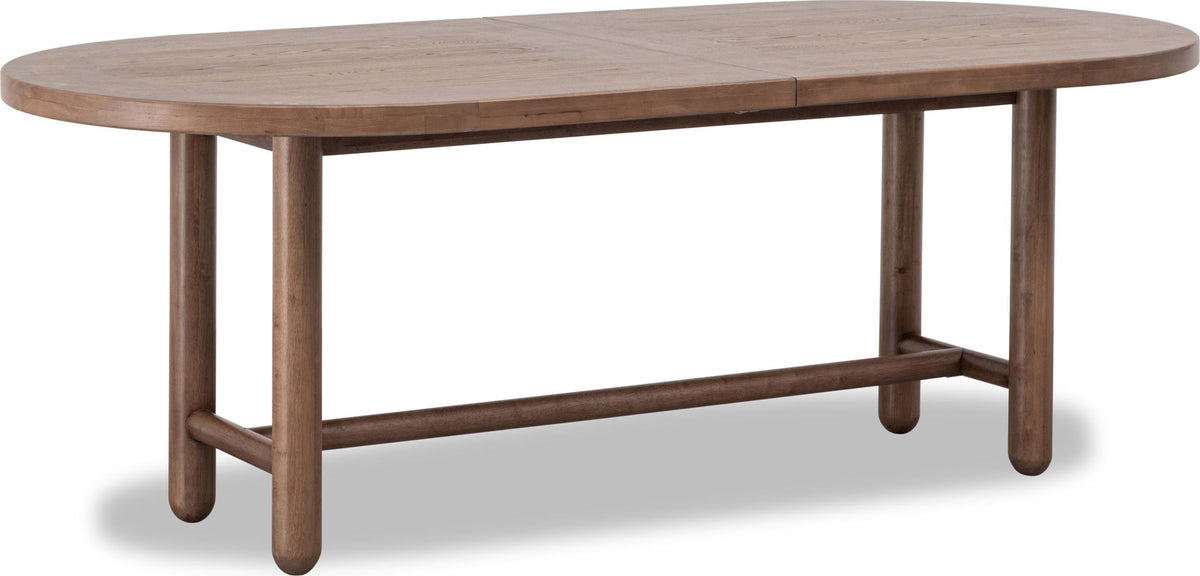 Astor - Oval Extendable Dining Table - Claystone
