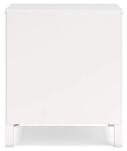 Hallityn - Two Drawer Night Stand - White