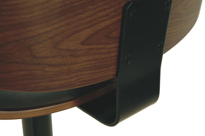Bellatier - Tall UPH Swivel Barstool - Brown