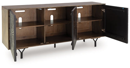 Lavinmont - Accent Cabinet - Multi Brown