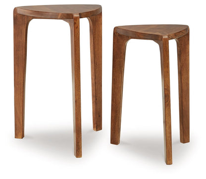 Brynnleigh - Accent Table Set (Set of 2) - Medium Brown