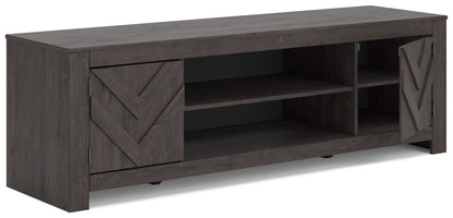Cayboni - LG TV Stand With Fireplace Option
