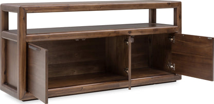 Sol - 64" Media Console - Brown Spice
