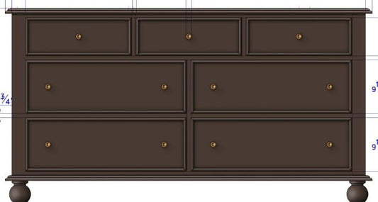 Kellie - 7-Drawer Dresser