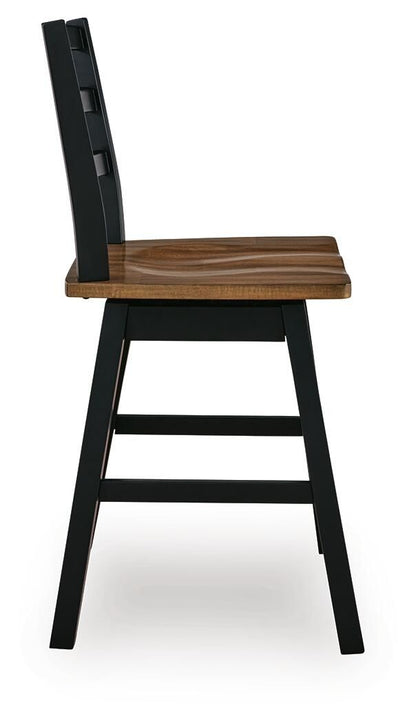 Wildenauer - Swivel Stool (Set of 2)