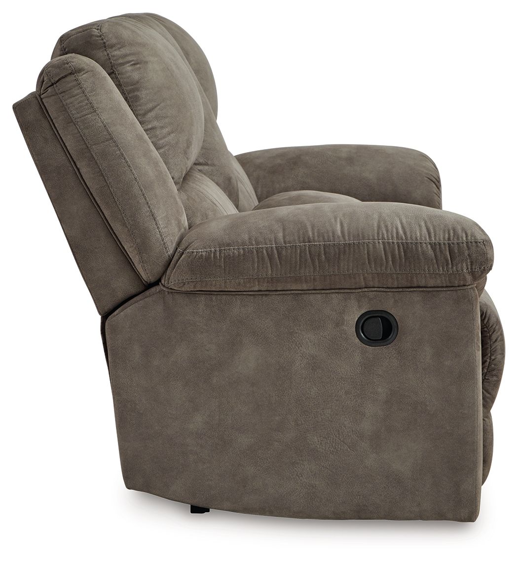 Laresview - Dbl Reclining Loveseat with Console - Fossil