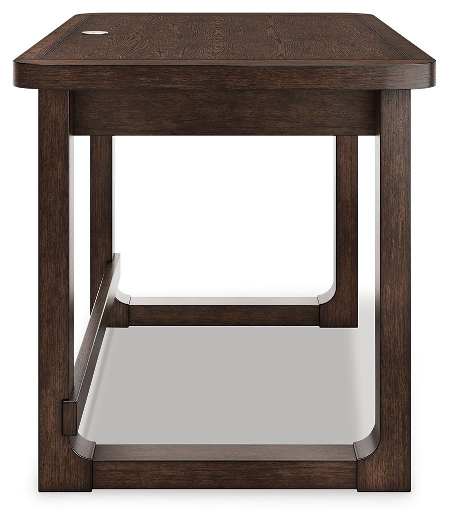 Breckington - Home Office Desk - Dark Brown