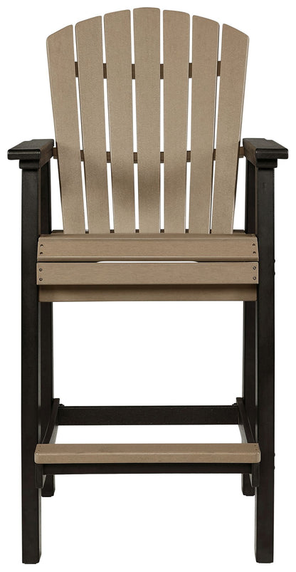 Fairen Trail - 5 Pc. - Dining Set with 4 Chairs - Black / Driftwood