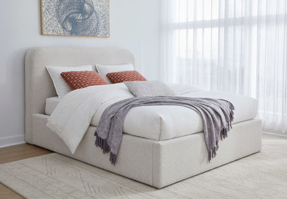 Virgil Off-White - Upholstered Platform Bed (2026)