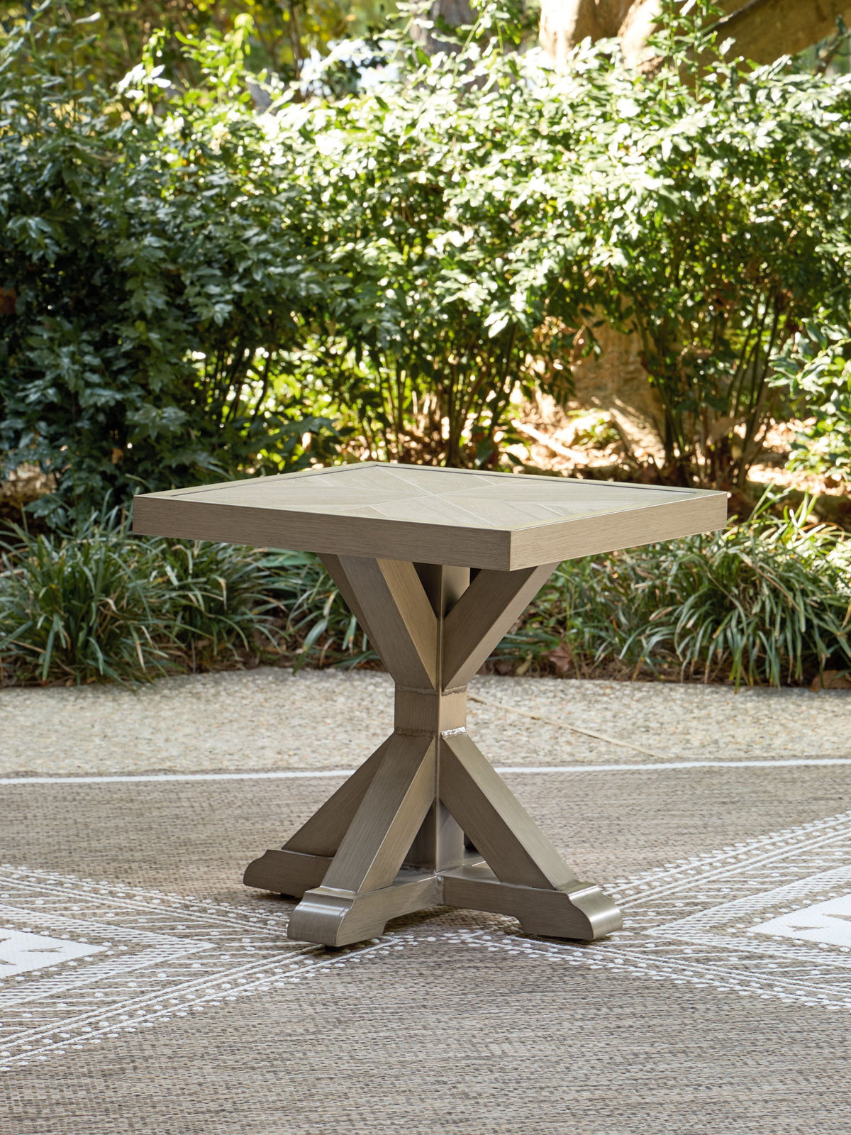 Laguna Heights - Square End Table - Beige