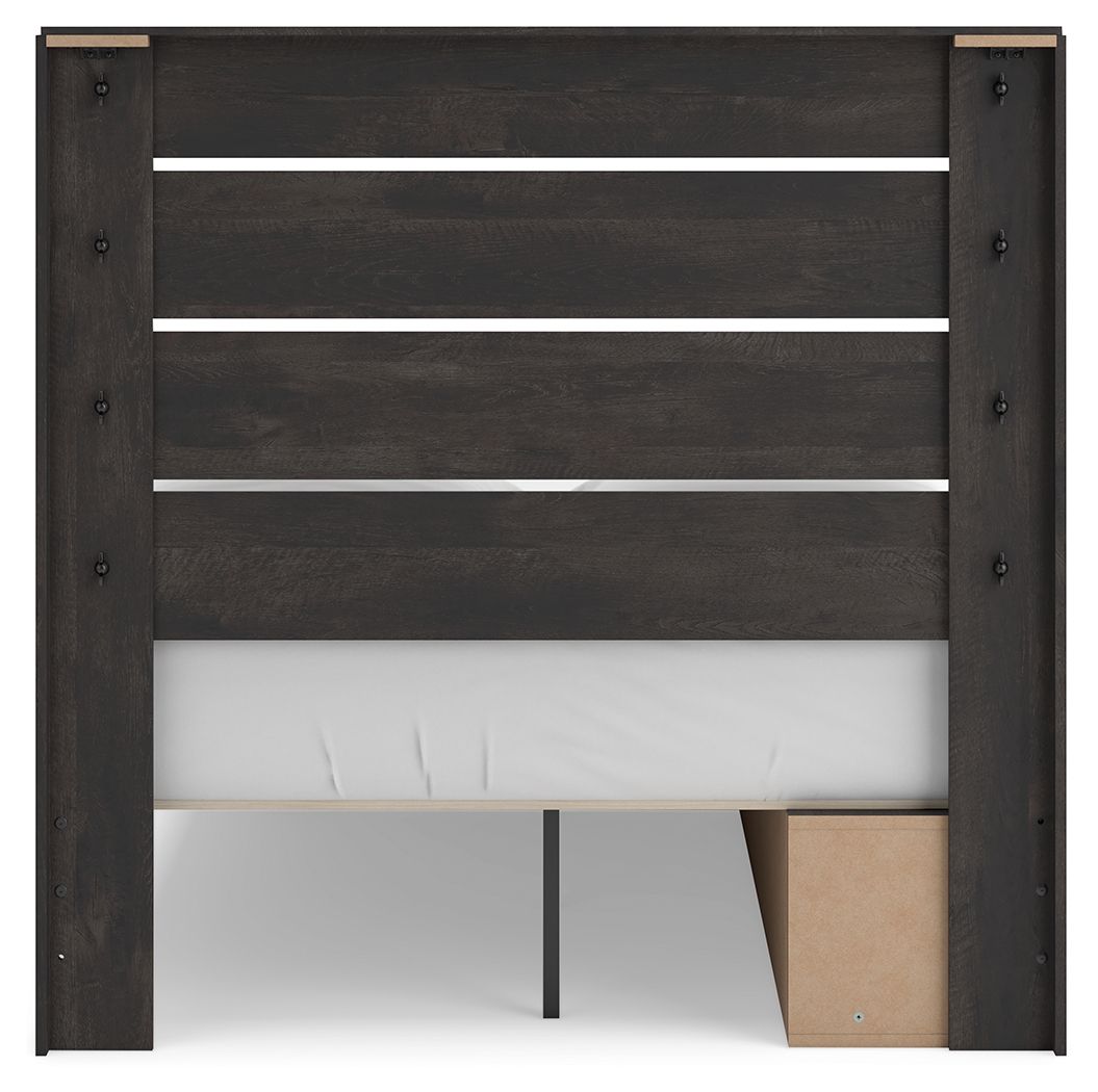 Hollivern - Panel Storage Bed
