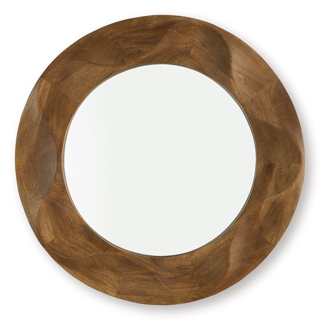 Aajon - Accent Mirror - Brown