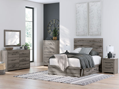 Graystorm - Panel Storage Bed