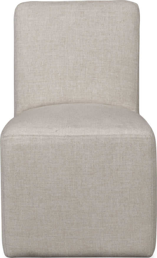 Liv - Fully Upholstered Dining Chair (Set of 2) - Natural Linen