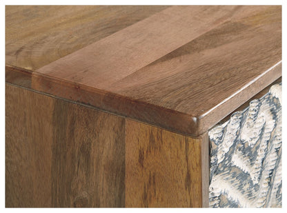 Kerrings - Accent Cabinet - Brown / Black / White