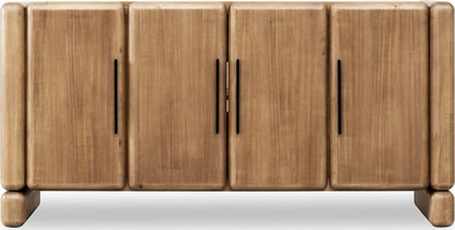 Nia - Four Door Acacia Wood Sideboard - Lioness