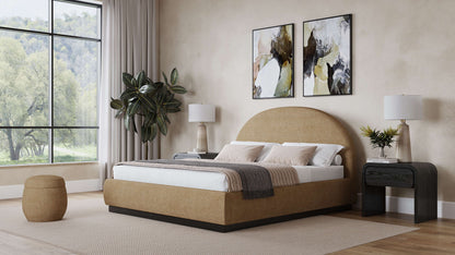 Fam Flex - Upholstered Ottoman - Porcini Chenille