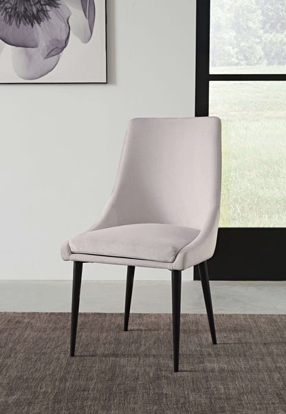 Winston - Upholstered Metal Leg Dining Chair (Set of 2)
