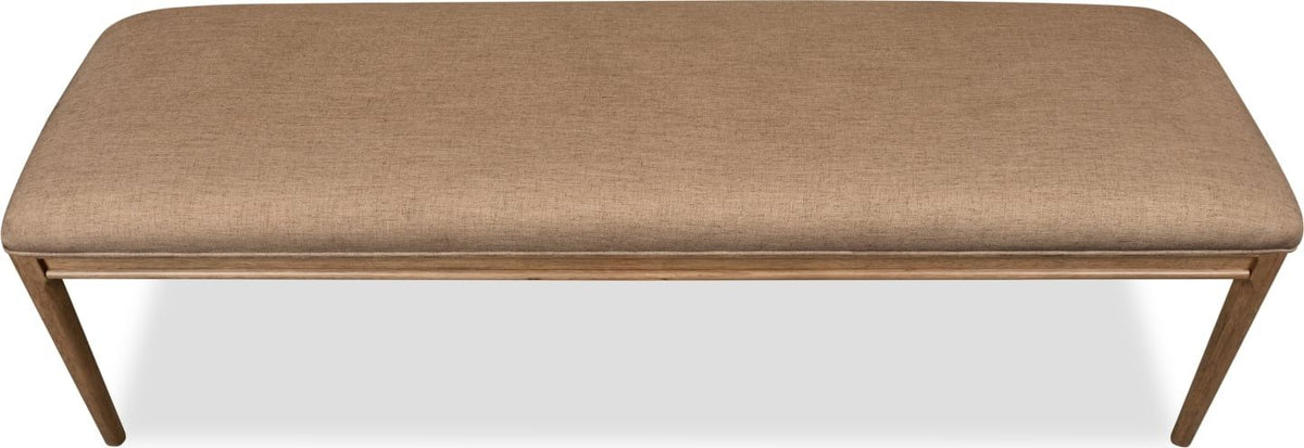 Carlisle - Upholstered Bench - Tofffee Crunch