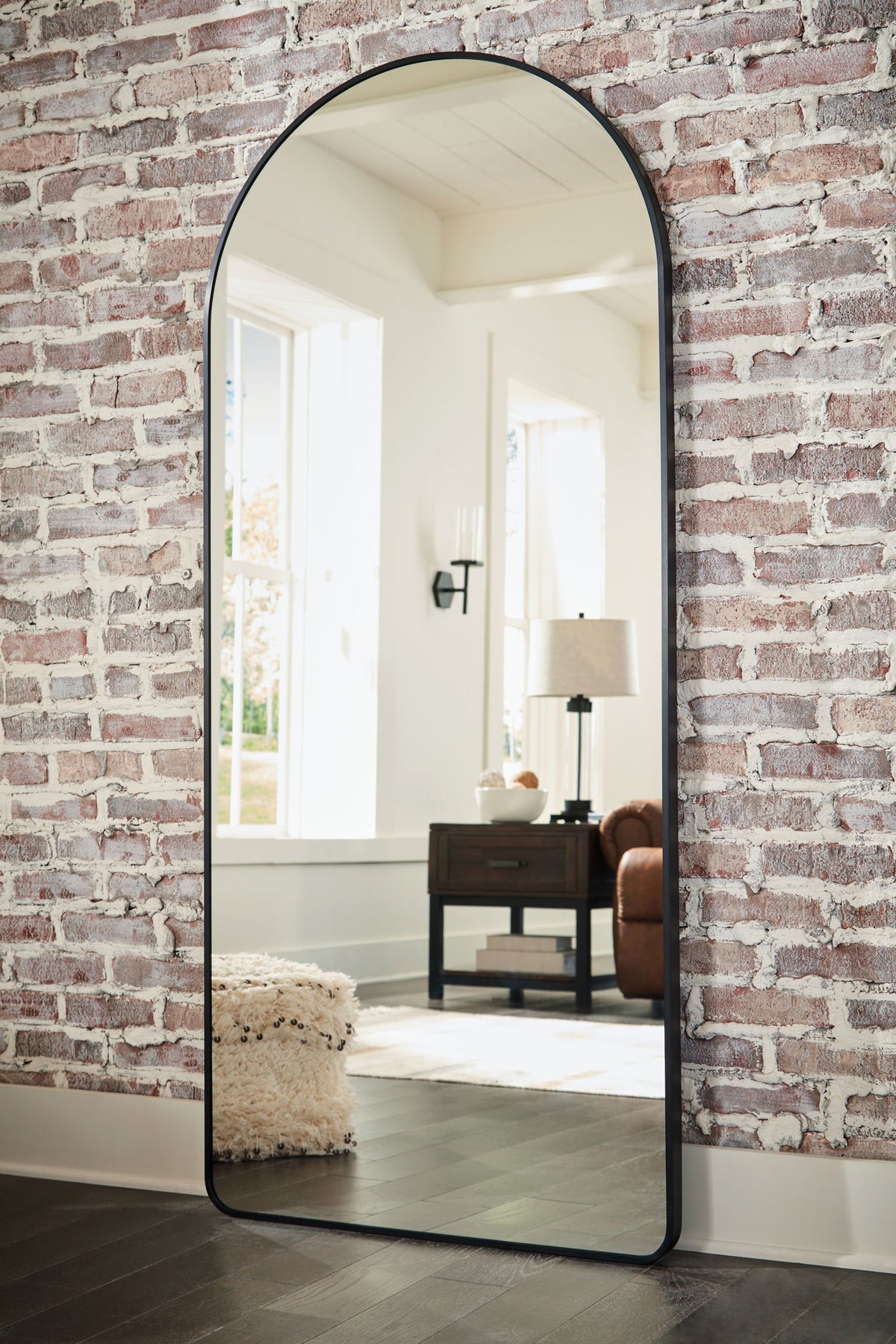 Sethall - Floor Mirror - Black