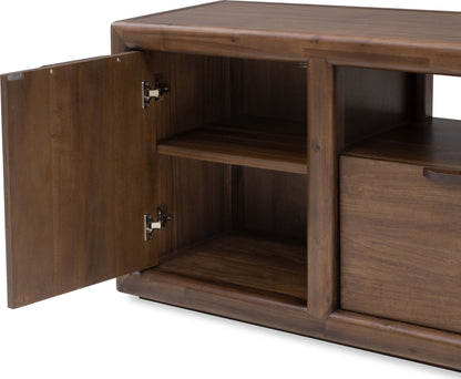 Sol - 74" Media Console - Brown Spice