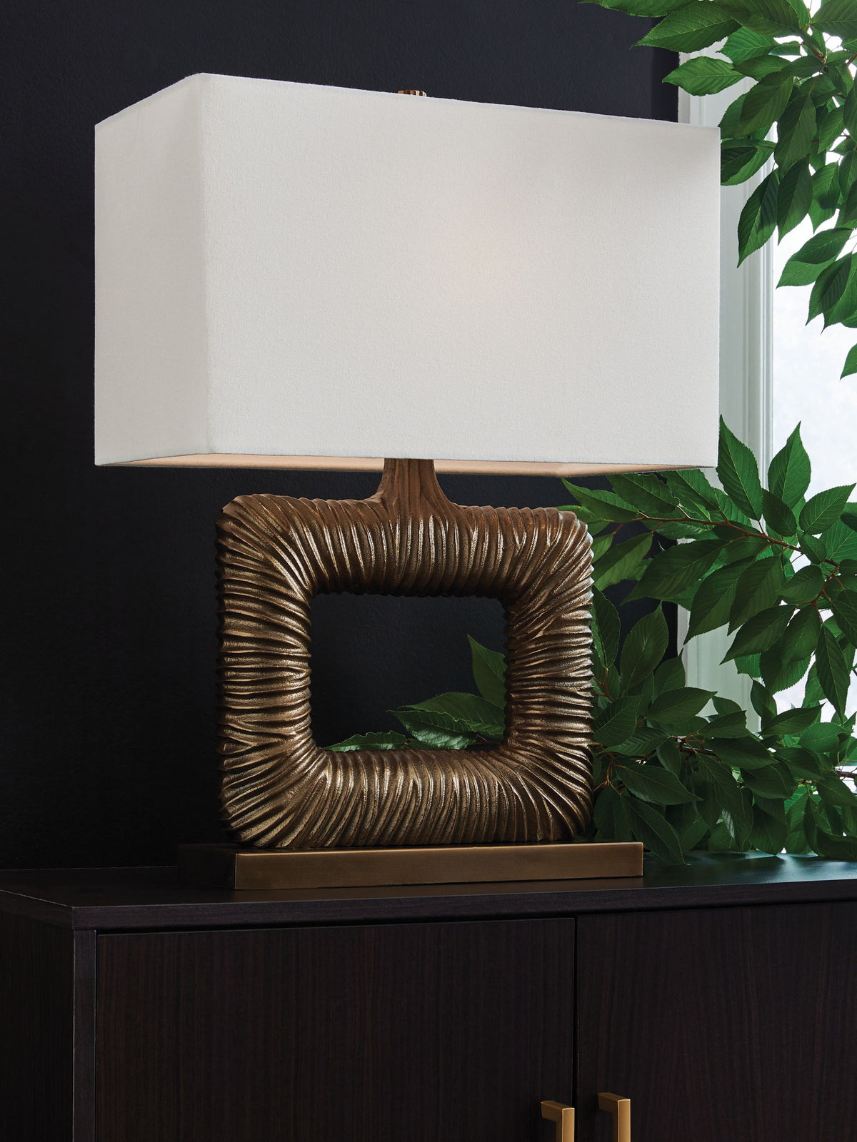 Garronby - Metal Table Lamp - Antique Brass Finish