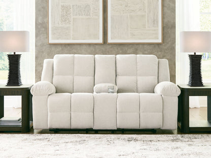 Orlen - Double Reclining Loveseat With Console - Winter