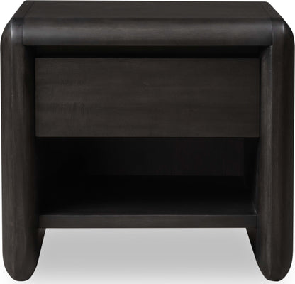 Xolani - One Drawer Acacia Wood Nightstand - Jaguar