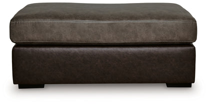 Castille Way - Oversized Accent Ottoman - Fossil