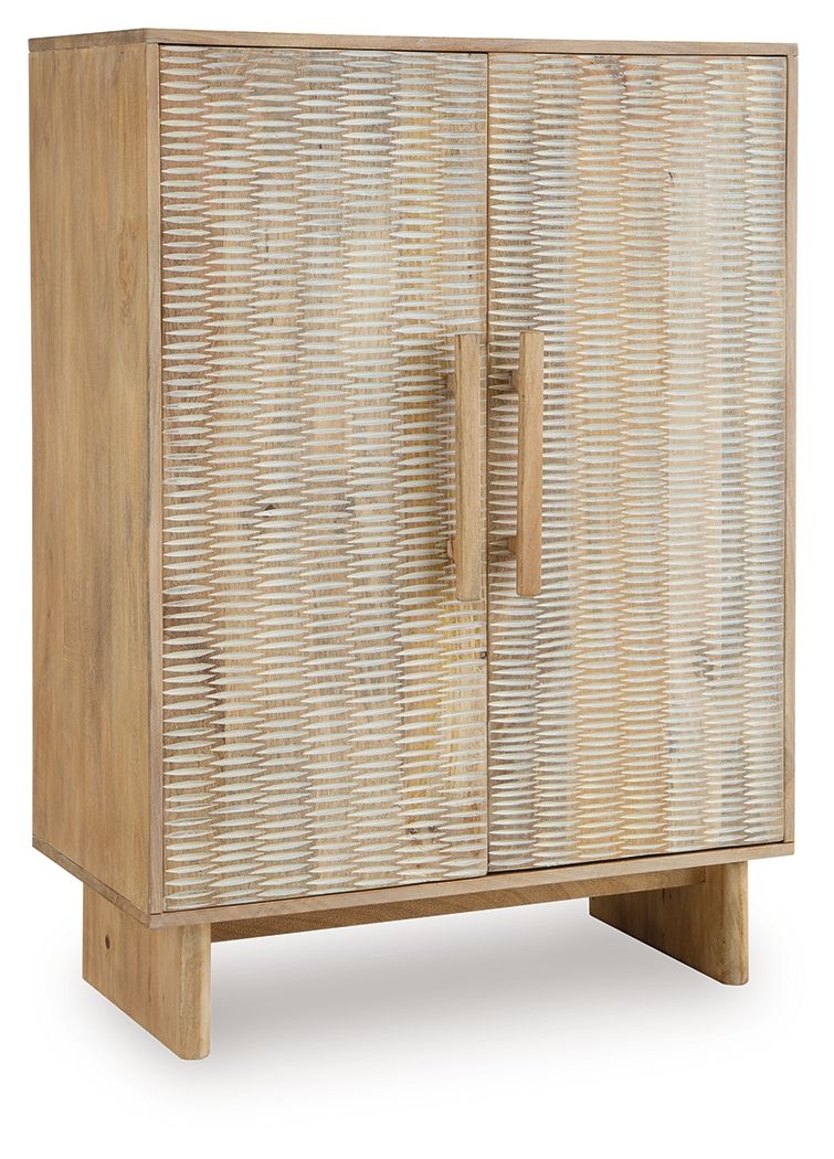 Dallinbury - Accent Cabinet - Natural / White Wash