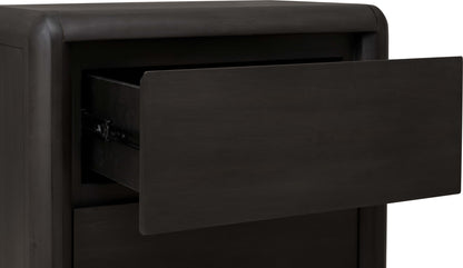 Xolani - Two Drawer Acacia Wood Nightstand - Jaguar