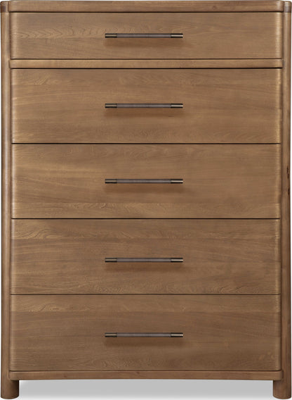 Hollis - 5 Drawer Chest - Cabin Glow