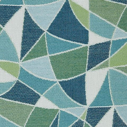 Seanow Next-Gen Nuvella - Indoor/Outdoor Pillow (Set of 4) - Green / Turquoise / White