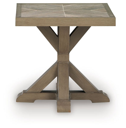 Laguna Heights - Square End Table - Beige