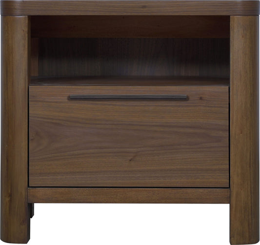 Totes - One Drawer Nightstand - English Walnut